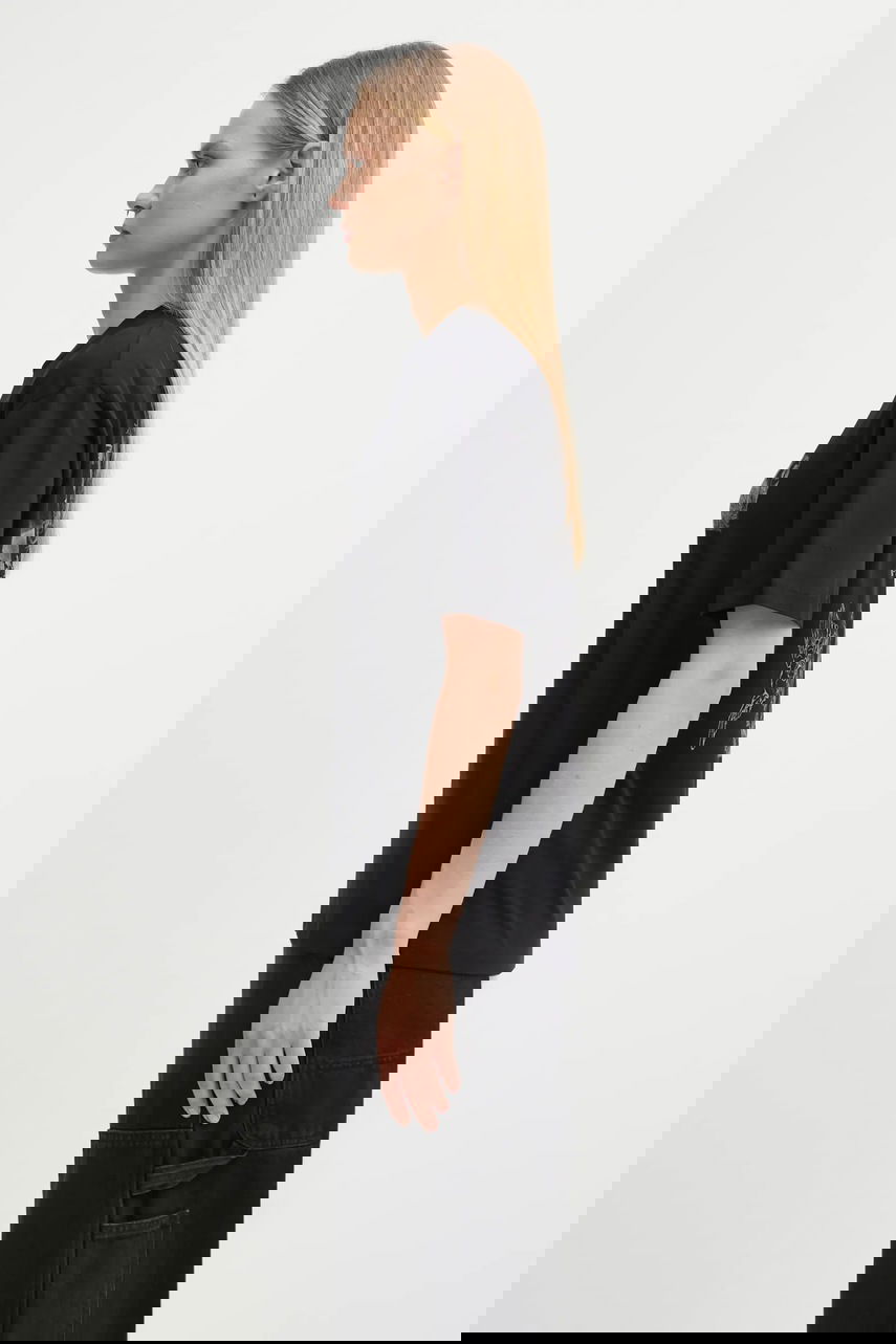 Тениска Carhartt WIP Short Sleeve Okniceok T-Shirt with Gothic-Inspired Back Print Черно | I035507.89XX, 1