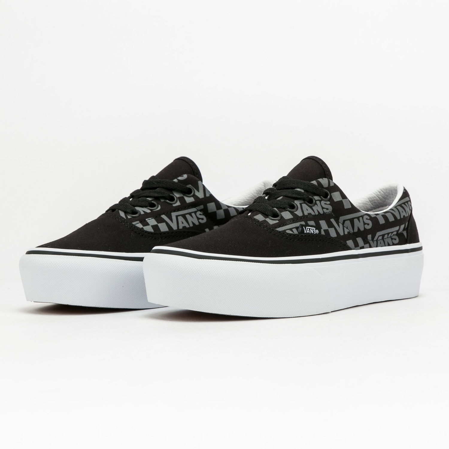 Кецове и обувки Vans Era Platform "Reflective logo" Черно | VN0A3WLU91C1, 1