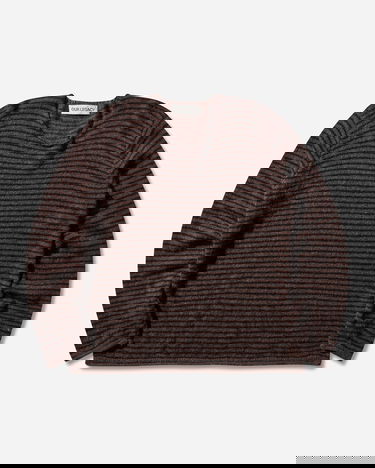Пуловер OUR LEGACY Rigid Popover Sweater Stripe Многоцветен | M4253RD 001, 1