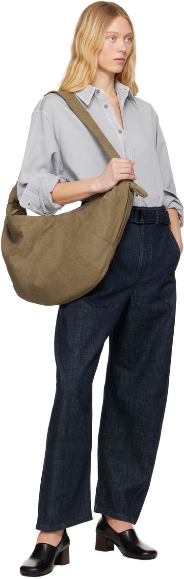 Чанта през рамо LEMAIRE Lemaire XL Croissant Bag Зелено | BG0150 LF1400, 3