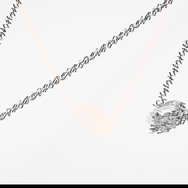 Гривна GUESS Lily Stainless Steel Double Chain Bracelet with Crystal Flower and Ring Charm Металик | JUBB05111JWRH-SILVER, 2