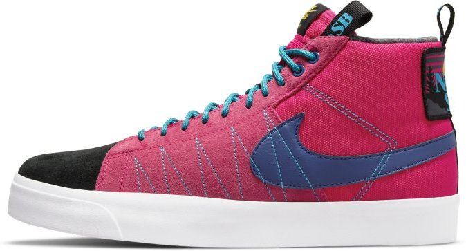 Кецове и обувки Nike SB Zoom Blazer Mid Premium Розово | DC8903-600, 0