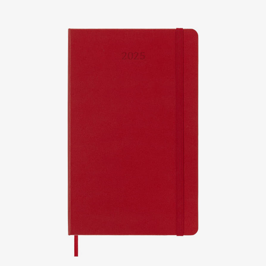Дневник Moleskine 2025 Daily Hard Cover Planner Червено | 8056999270148, 1