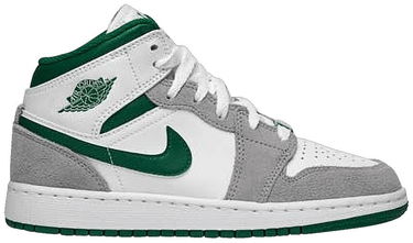 Кецове и обувки Jordan Air Jordan 1 Mid SE "Grey Pine Green" GS Сиво | DC7248-103, 0