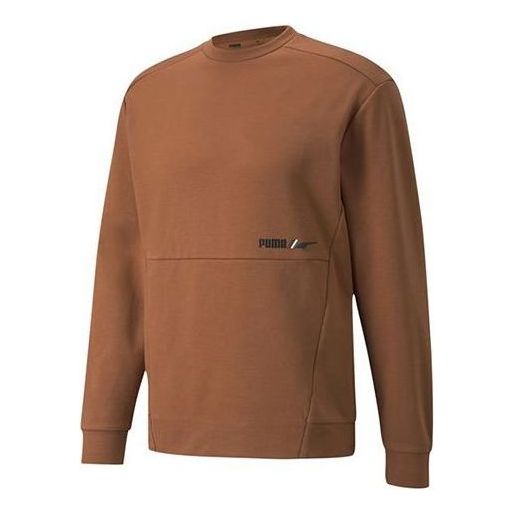 Пуловер Puma Winterized Crew Logo Sweatshirt Кафяво | 846545-17, 0