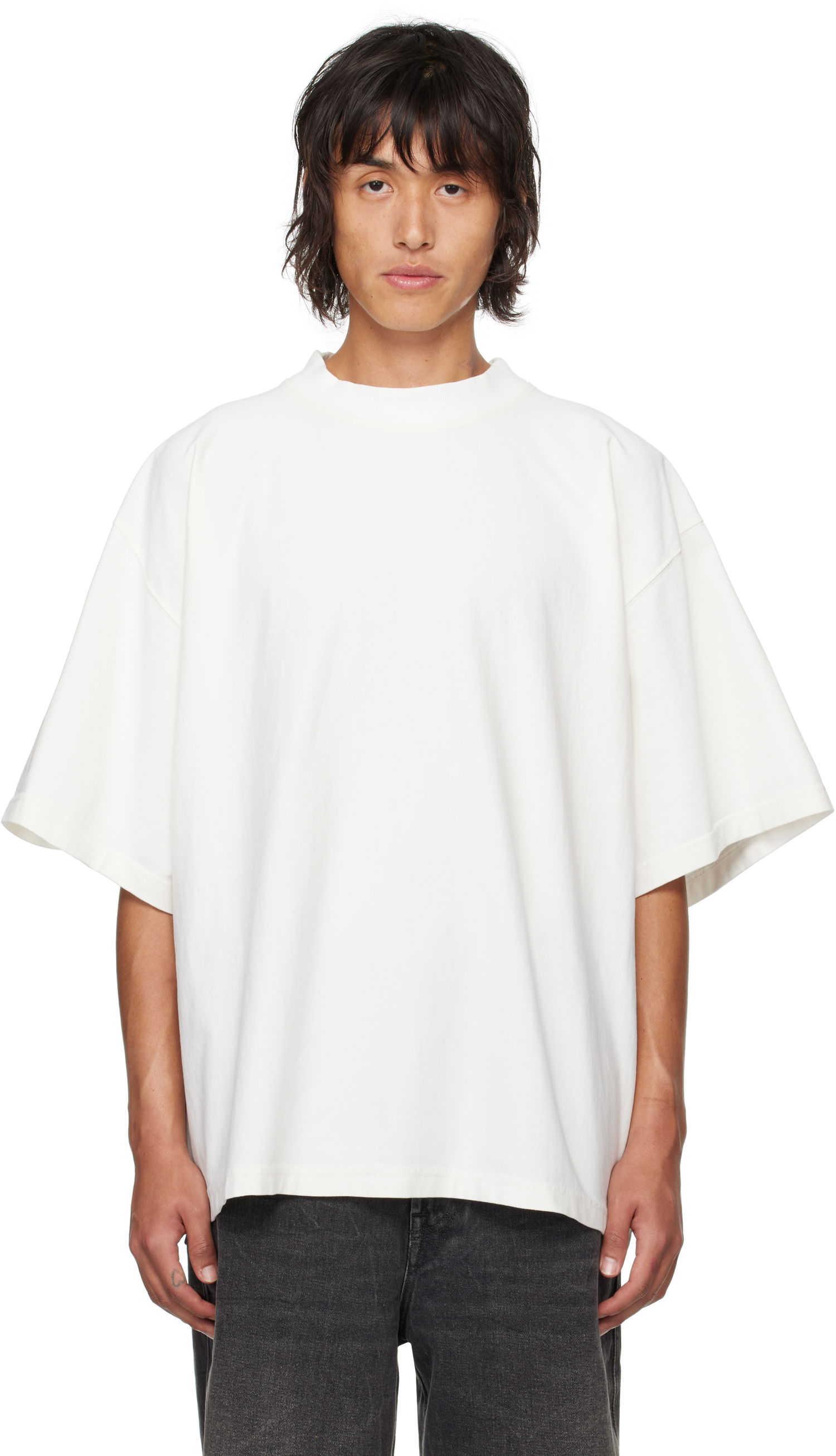 Тениска HED MAYNER Dropped Shoulders T-shirt Бяло | HMMZ70006T-HZ138A, 0