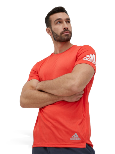 Тениска adidas Performance Run It Tee Червено | IC7641