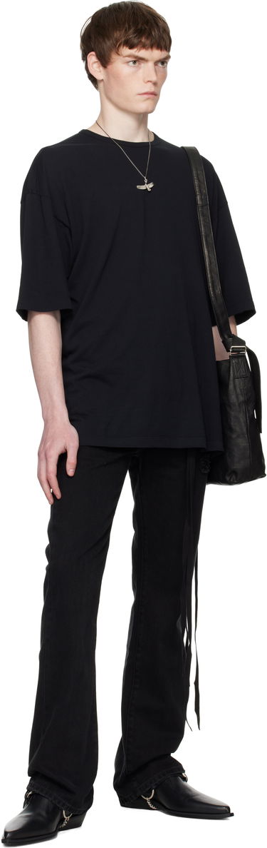 Тениска Ann Demeulemeester Ann Demeulemeester Dieter 'The Dialogue of Another Day' T-Shirt Черно | B0012880-FA206-099, 3