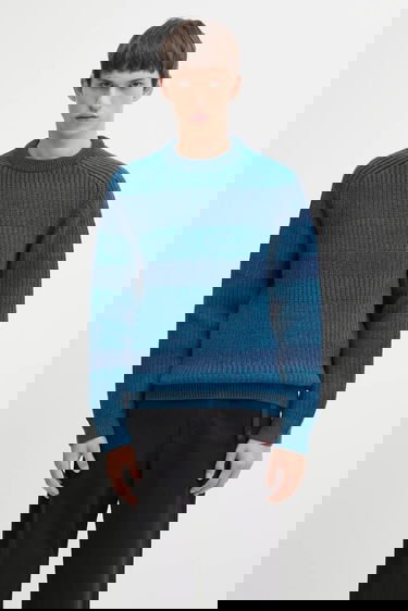 Пуловер Barbour Barbour x Paul Smith Saddle Striped Wool Crewneck Sweater Многоцветен | MKN1696BU91, 0