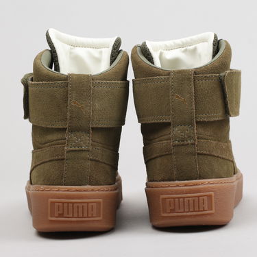 Кецове и обувки Puma Platform Mid Wn's olive night - olive night Зелено | 364588 01, 3