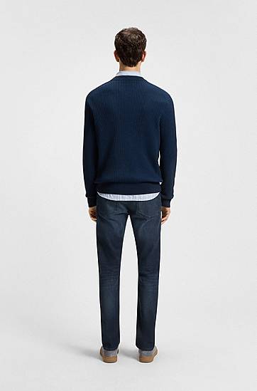 Дънки BOSS Delaware Slim-Fit Soft Motion Jeans Синьо | 50544642, 1