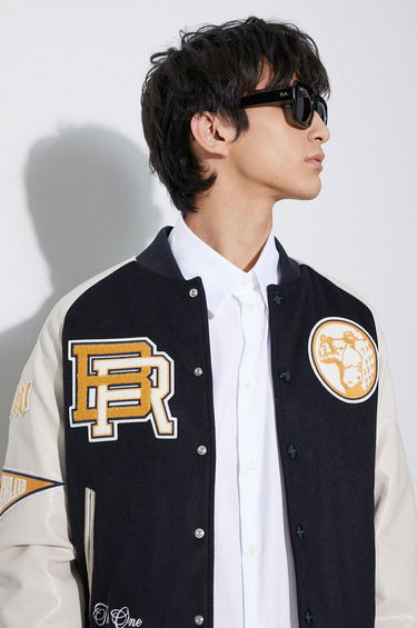 Яке бомбър Baracuta Baracuta Varsity Wool Blend Bomber Jacket Тъмно синьо | BRCPS0996, 0