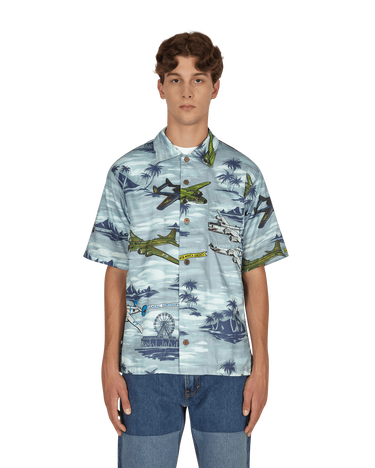 Риза General Admission Santa Monica Airlines Bomber Plane Shirt Многоцветен | SMA07 MULTI, 2