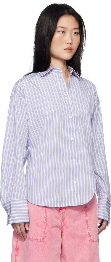 Риза The Attico Attico Eliza Striped Shirt Лилаво | 250WCH00014 CCC051AA, 1