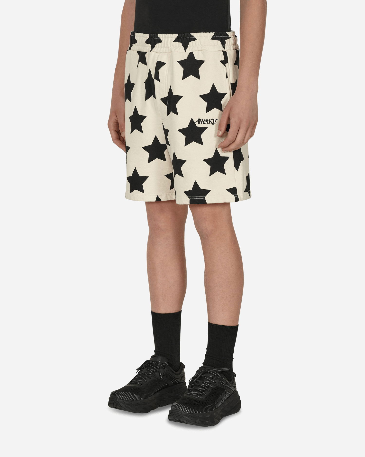 Къси панталони Awake NY Star Printed Sweatshorts Бяло | AWK-SP22-SH001 IVORYBLACK, 1