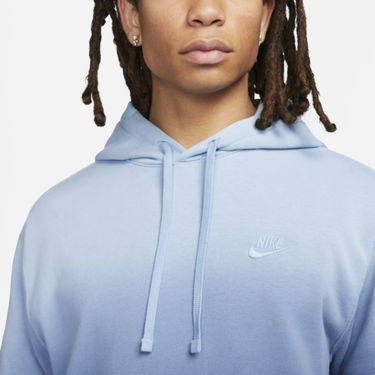 Суитчър Nike Sportswear Club Fleece+ French Terry Dip-Dyed Pullover Hoodie Синьо | DQ4621-416, 2