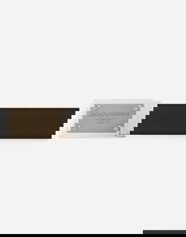 Колани Dolce & Gabbana Dolce & Gabbana Plate Buckle Belt Черно | BC4806AO7308S885, 2
