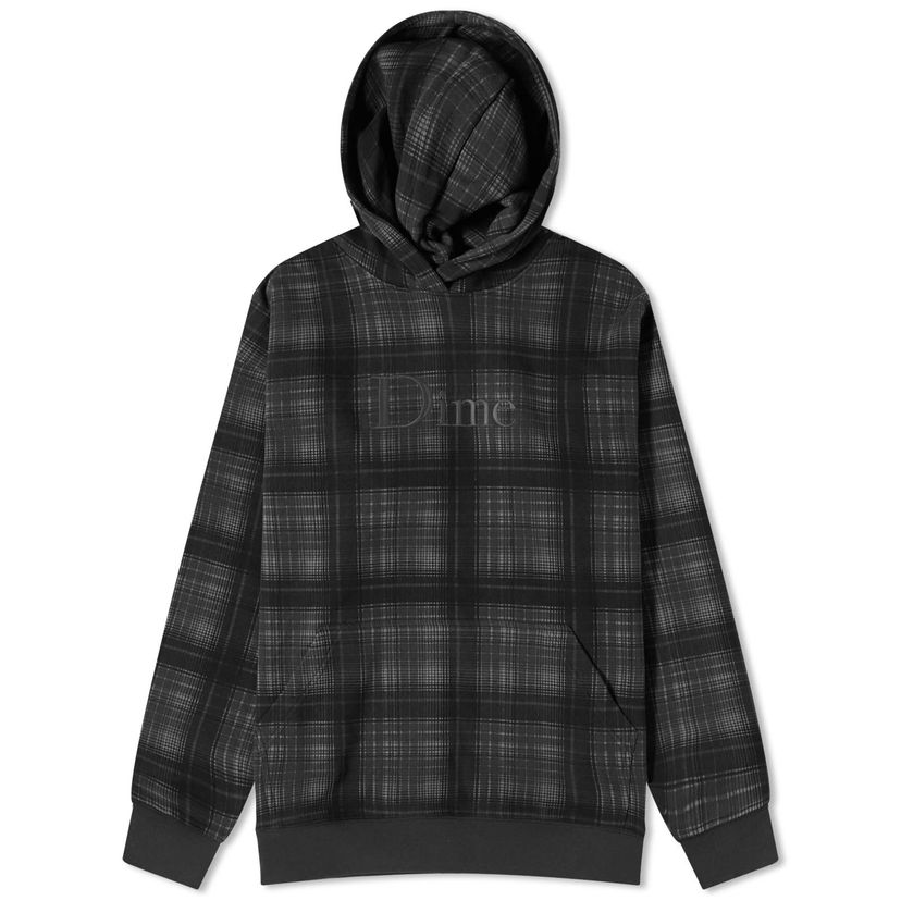 Суитчър Dime Plaid Hoodie Черно | DIMEHO7-BLK