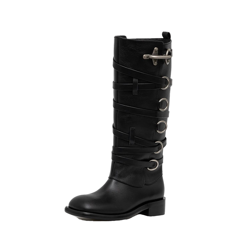 Кецове и обувки Andersson Bell Harness Boots Черно | aaa388w