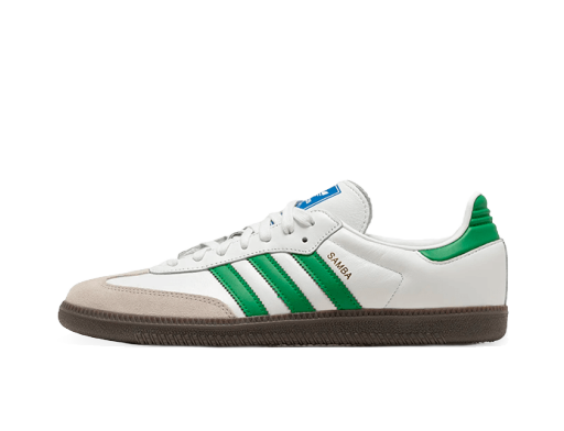 Кецове и обувки adidas Originals Samba OG White Green Бяло | IG1024