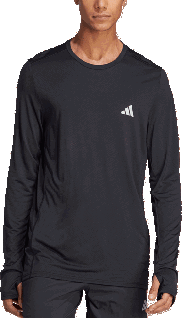 Тениска adidas Originals Run It Tee Черно | il2289, 0