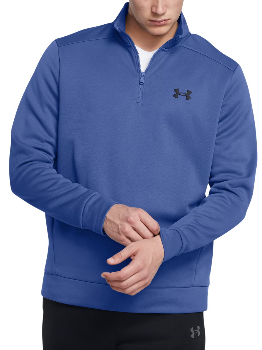 Суитчър Under Armour Fleece 1/4 Zip Sweatshirt Синьо | 1373358-432, 0