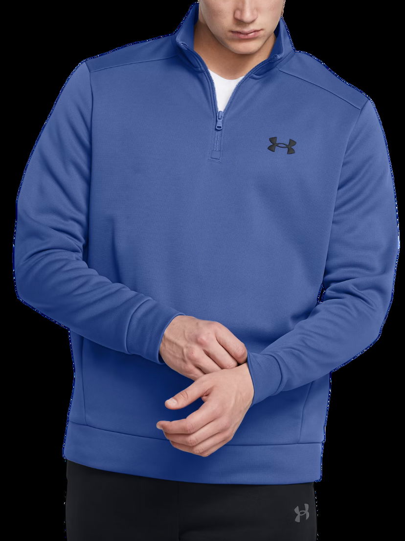 Суитчър Under Armour Fleece 1/4 Zip Sweatshirt Синьо | 1373358-432