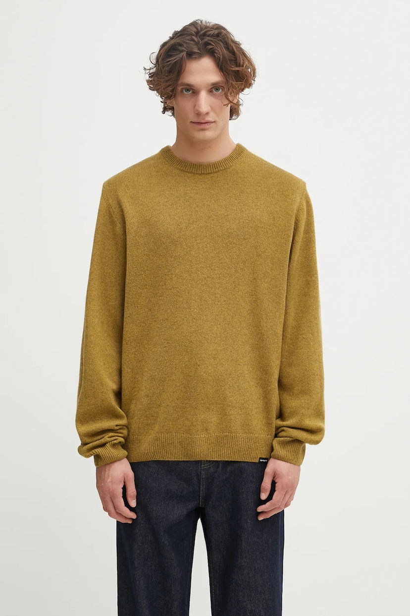 Пуловер Carhartt WIP Wool Blend Sweater Alten Жълто | I033917.E5XX