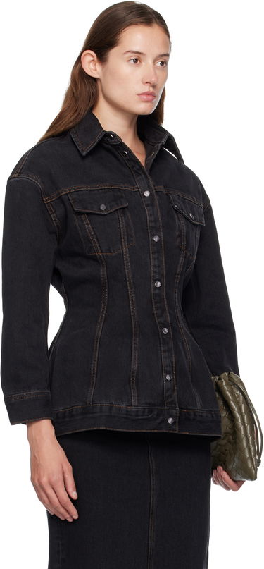 Яке WARDROBE.NYC WARDROBE.NYC Contour Denim Jacket Синьо | W6001F24DE, 4