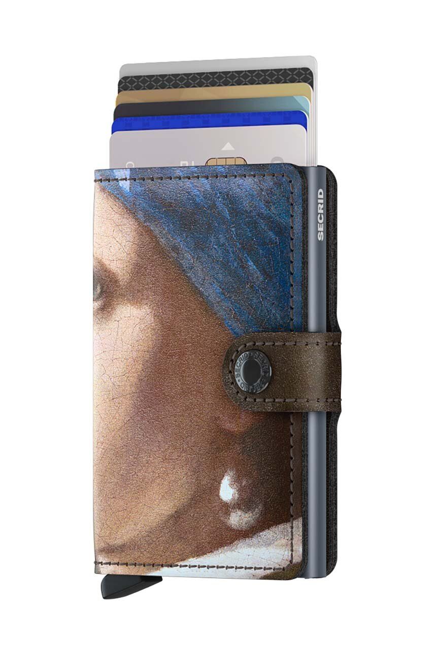 Портфейл Secrid Secrid Miniwallet Art Pearl Earring Wallet Синьо | MAr.Pearl.Earring, 1