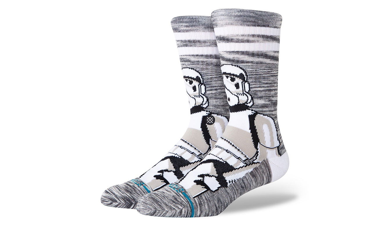Чорапи Stance Pixelated Storm Trooper Crew Socks Многоцветен | A556A25THE-WHT, 0