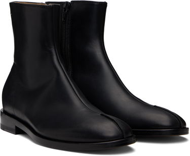 Кецове и обувки Maison Margiela MM6 Maison Margiela Shiny Vegetable Tanned Leather Trunk Boots Черно | S59WU0262 P5000, 3