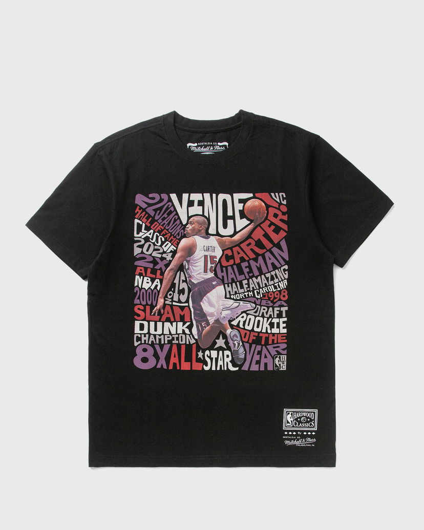 Тениска Mitchell & Ness Toronto Raptors Vince Carter Abstract Graphic T-Shirt Черно | SS12544-TRABLCKVC