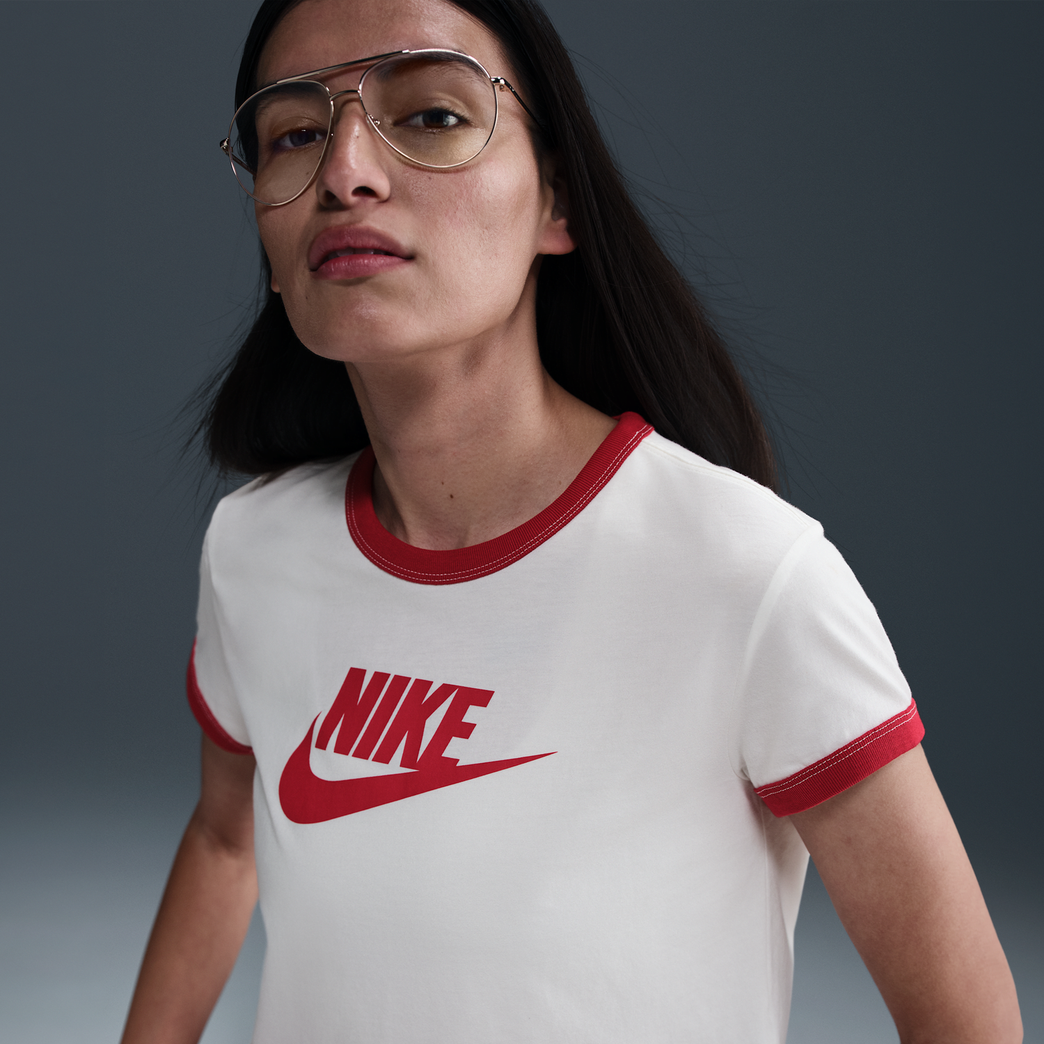 Тениска Nike Sportswear Ringer Short Sleeve T-Shirt Бяло | IF4072-133, 0