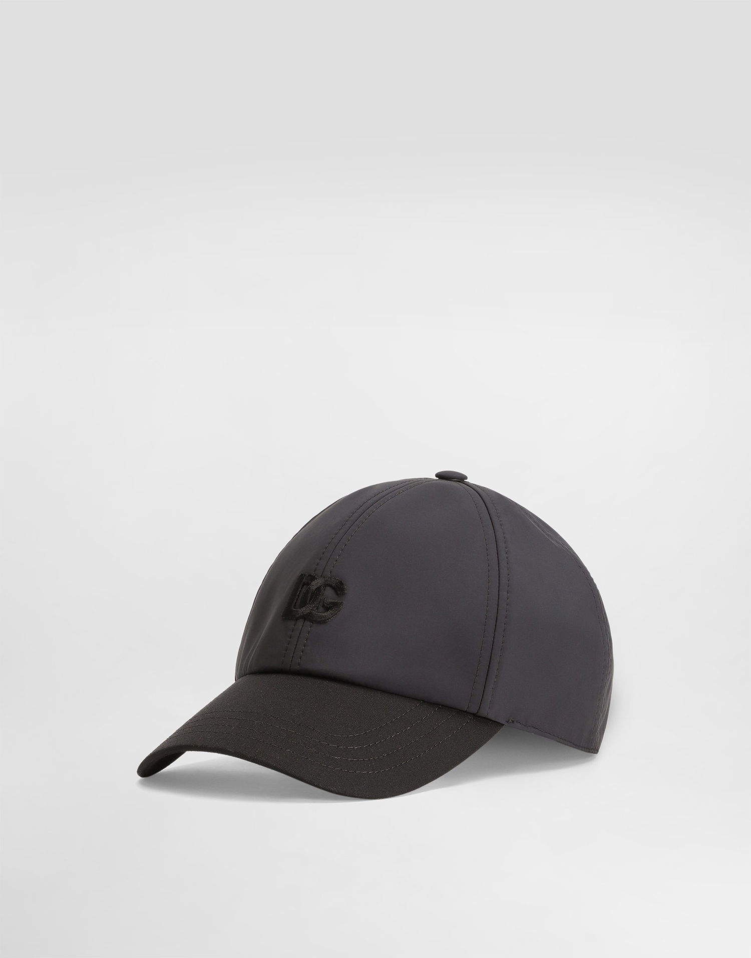 Шапка с козирка Dolce & Gabbana Dolce & Gabbana Nylon Baseball Cap Черно | GH886ZFUS33N0000, 0