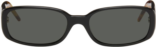 Slim Square-Frame Tortoiseshell Temples
