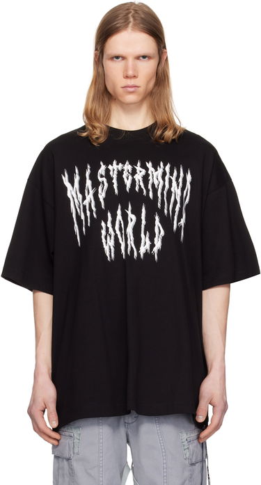Тениска Mastermind WORLD Mastermind World Oversized Death Metal T-Shirt Черно | MW25S14-TS054-022, 0