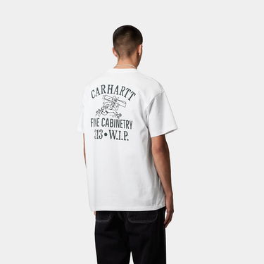 Тениска Carhartt WIP Carhartt WIP Cabinetry Short Sleeve T-Shirt Бяло | I034779_7, 1