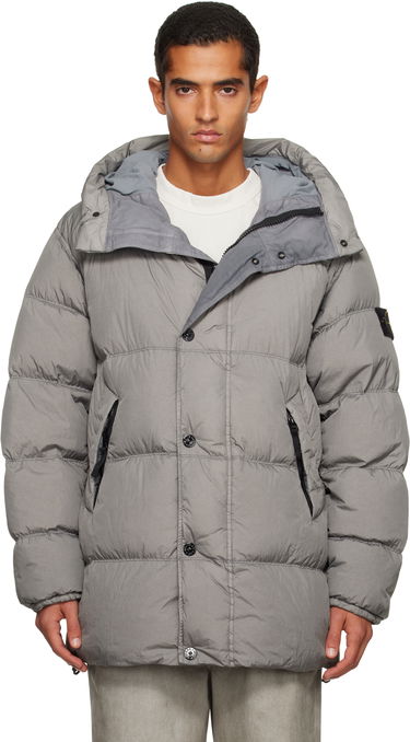 Яке Stone Island Stone Island Crinkle Reps NY Down Jacket Сиво | K2S15 4100012 S0A23, 0