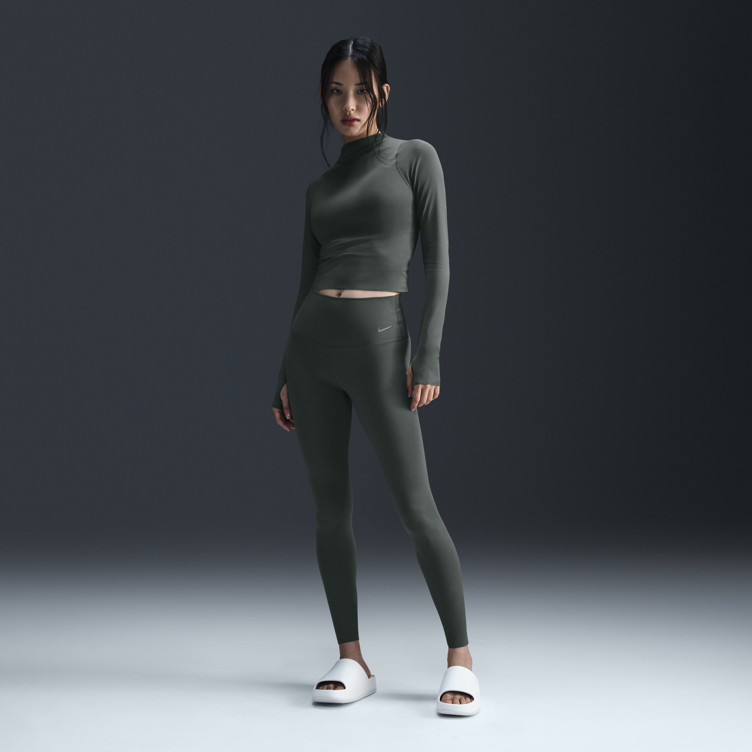 Клинове Nike Leggings High Waist Зелено | DQ6013-338, 0