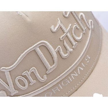 Шапка с козирка Von Dutch Von Dutch Trucker Riverside Twill Cap Бежово | VD-7030854, 4