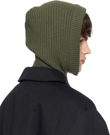 Шапка LEMAIRE Lemaire Lambswool Hooded Balaclava Зелено | AC1147 LK1026, 2