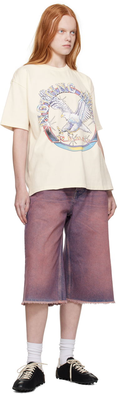 Тениска Rhude Rhude 'Notting Hill' Graphic Eagle T-Shirt Бежово | RHPF25TT13012, 3