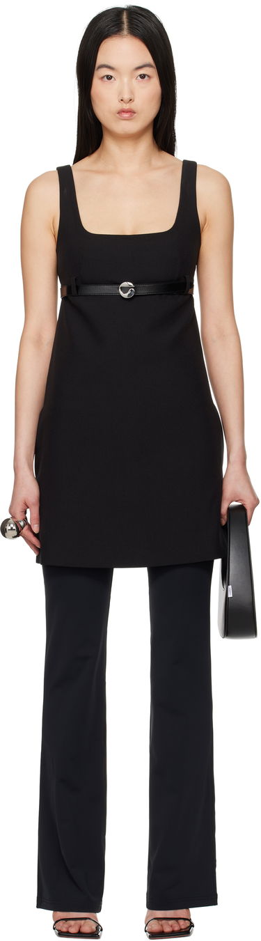 Pокля Coperni Coperni Tailored Minidress with Belt Черно | COPR148F3004, 0