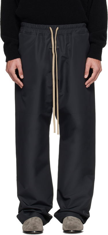 Спортни панталони Fear of God Fear of God Technical Split Knee Lounge Pants Черно | FG25FW35-356BPC-001, 0