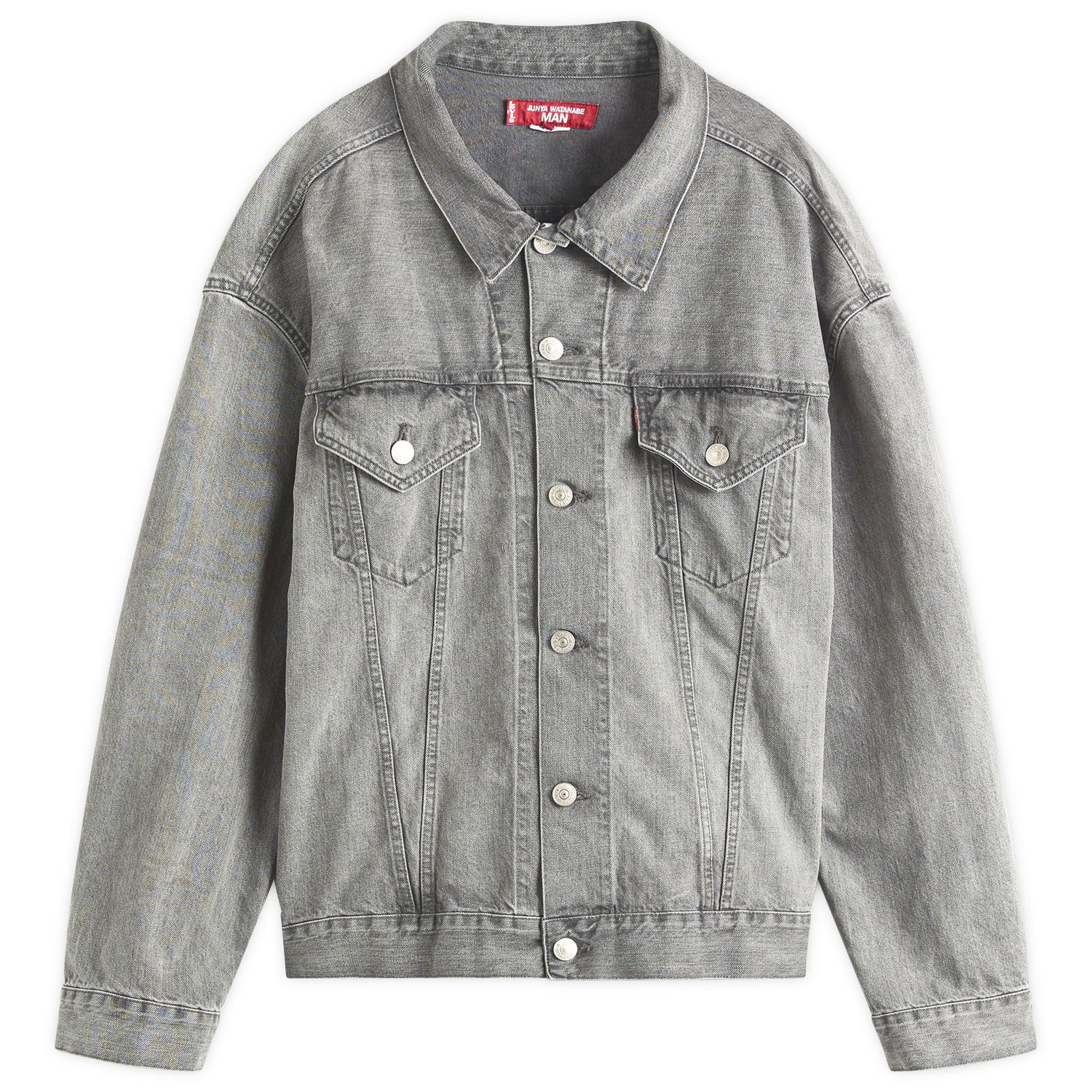 Яке Junya Watanabe Junya Watanabe MAN x Levis Selvedge Trucker Jacket Сиво | WO-J203-051-1, 1