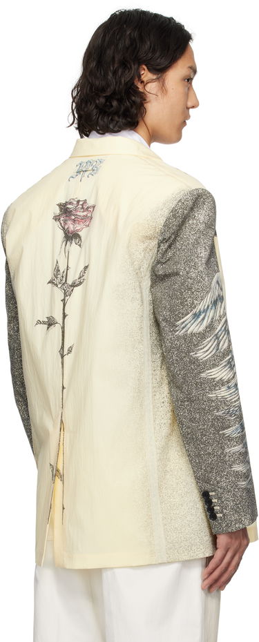 Яке Jean Paul Gaultier Jean Paul Gaultier Multi-Tattoo Print Blazer Жълто | 25/34-U-VE105-C588-030030, 2