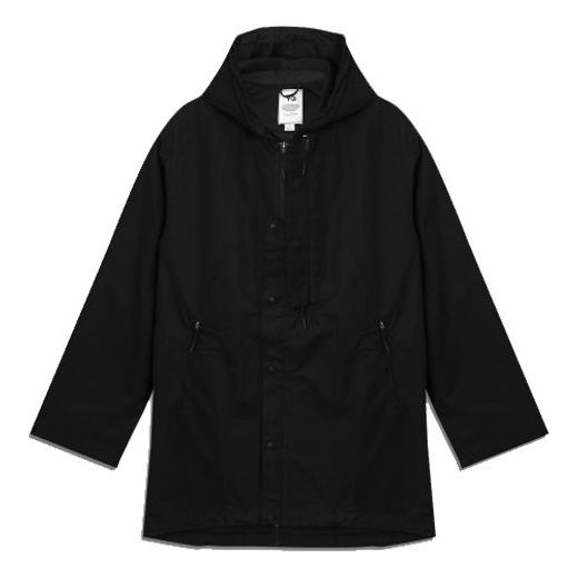 Дъждобран adidas Originals Y-3 Straight Hooded Track Parka Черно | FN3410, 0