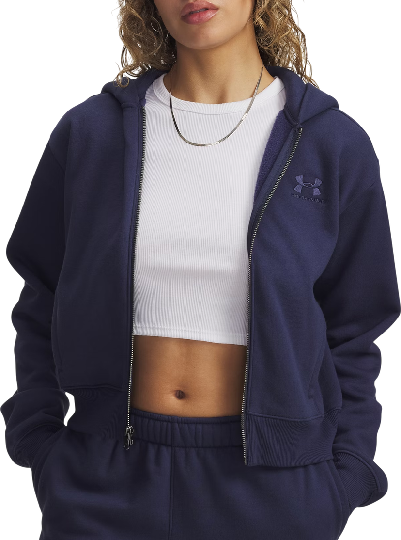 Суитчър Under Armour Icon Vida Fleece Hoodie Тъмно синьо | 6003674-403