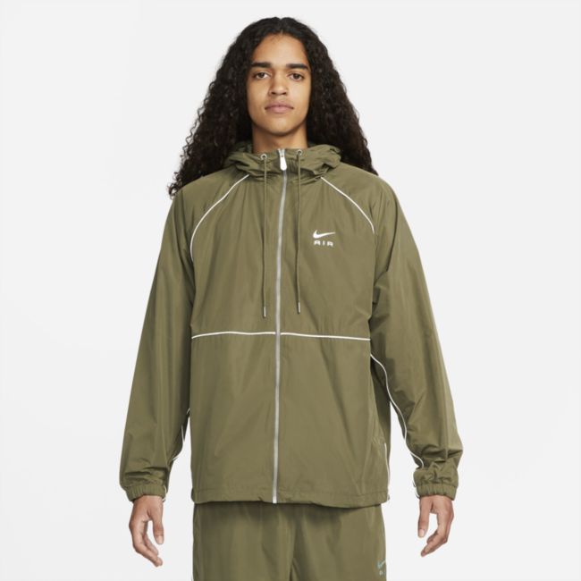 Ветровка Nike Air Full-Zip Hooded Woven Jacket Зелено | DQ4213-222, 0
